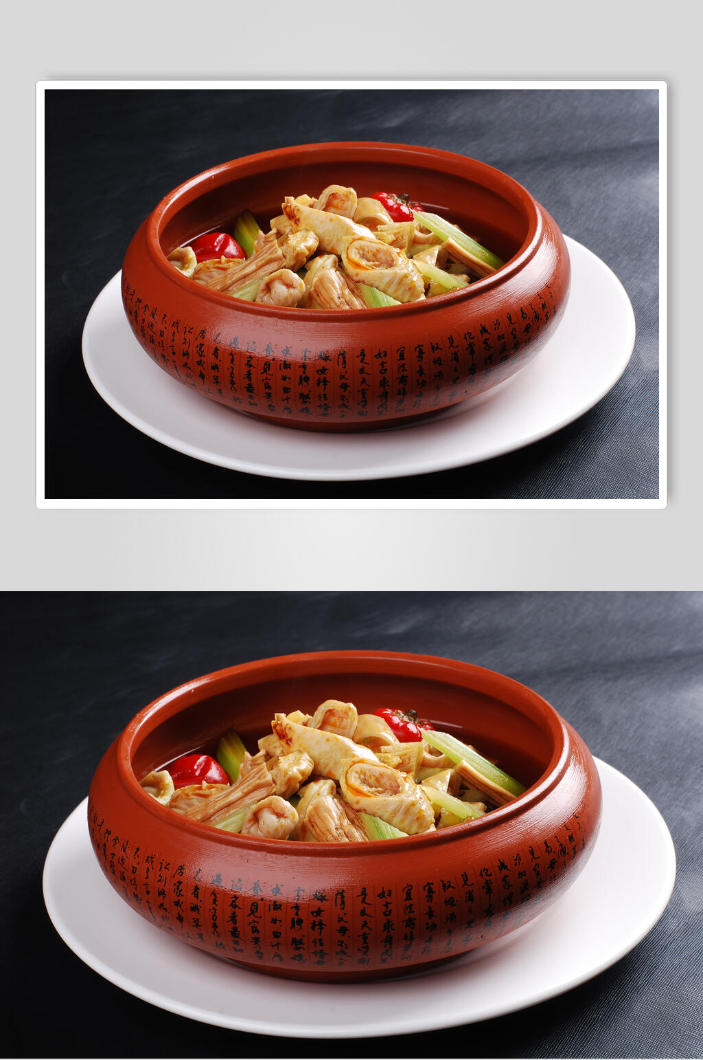 烟笋肥肠食物图片素材