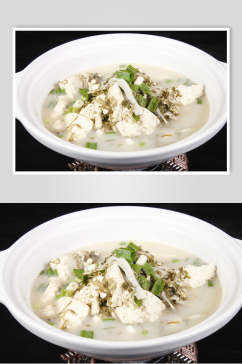 冬菜烧豆腐美食图片