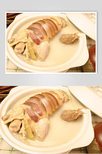 火钟神仙鸭美食摄影图片
