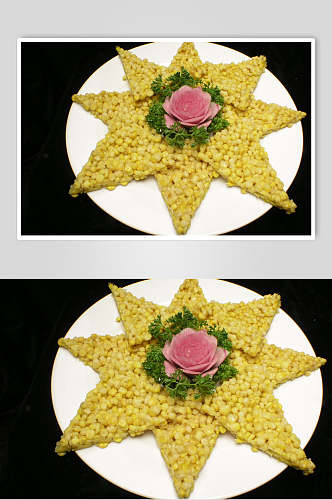 香甜玉米烙食品摄影图片
