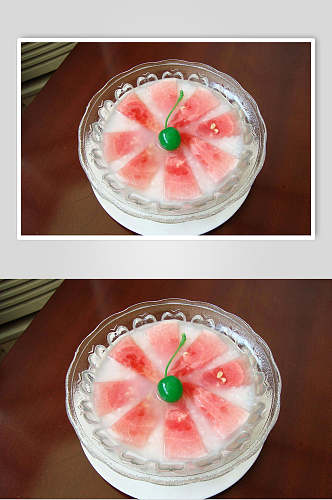 美味西瓜冰粥食品高清图片