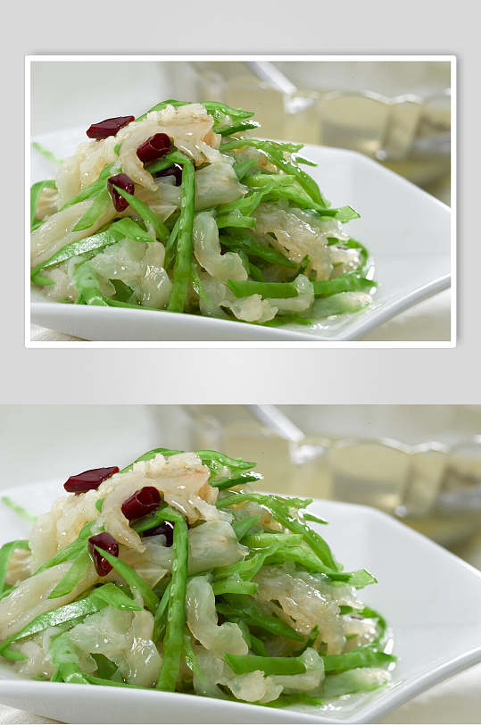 兰豆海蜇头美食图片