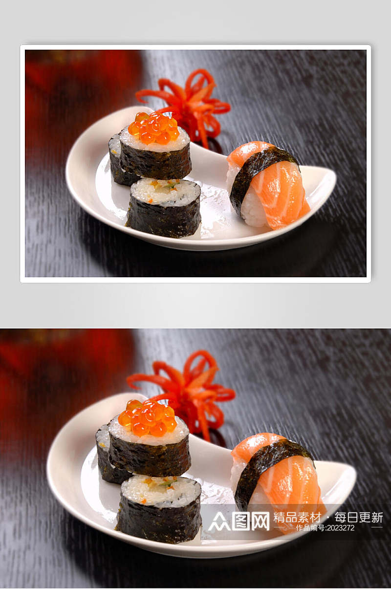 日式寿司美食摄影图片素材