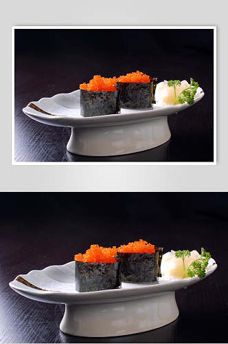 寿司蟹籽寿司美食图片