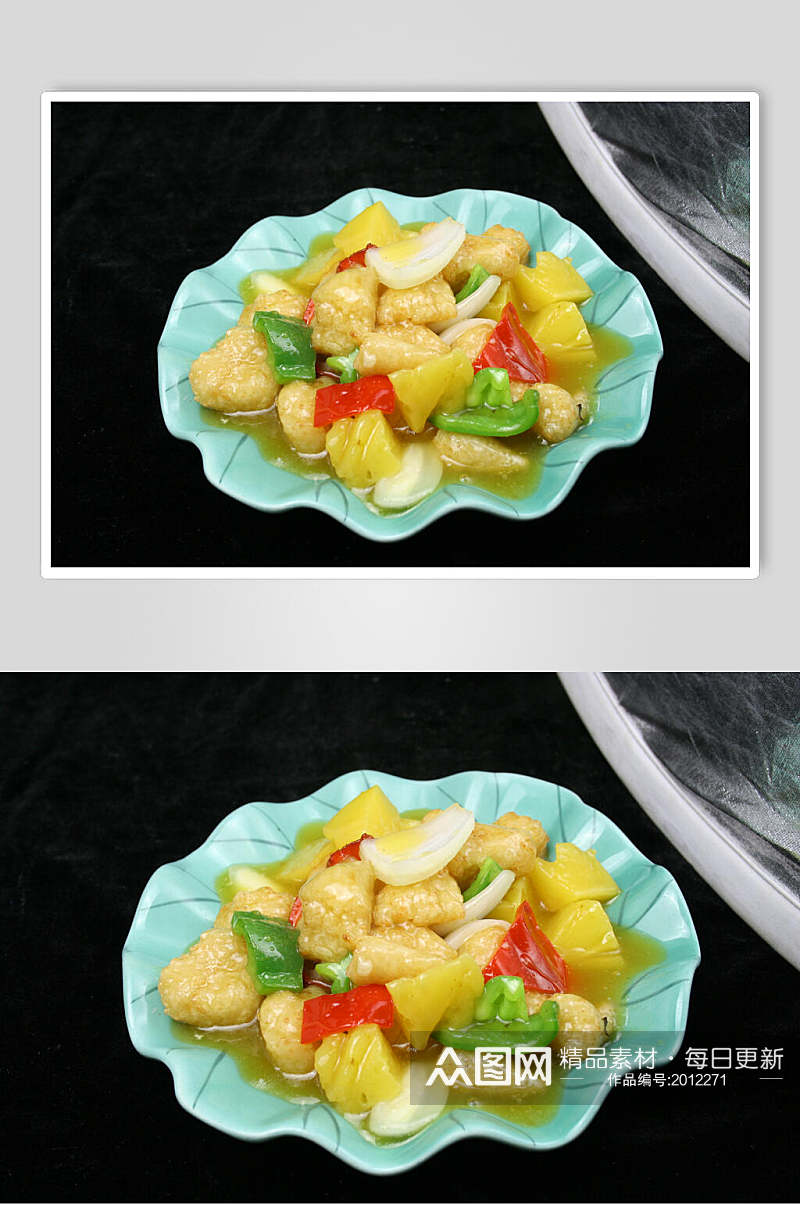 南粤菠香炒小粽食品摄影图片素材