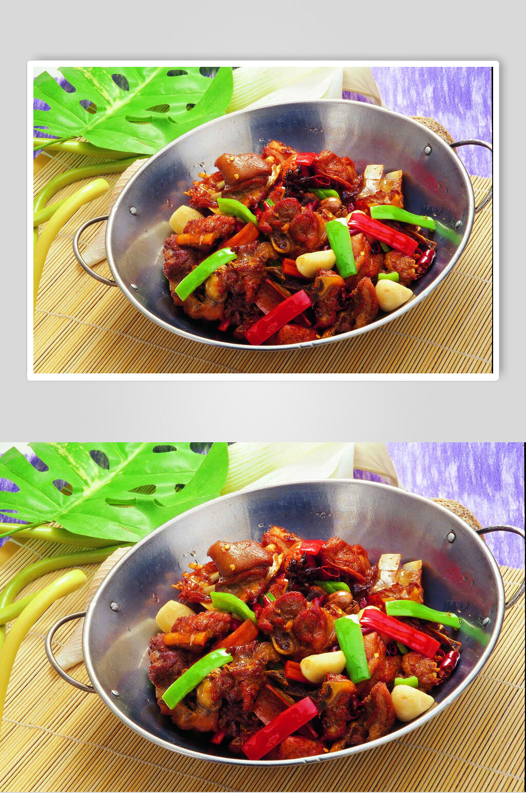 香辣美味干锅羊肉食品摄影图片素材