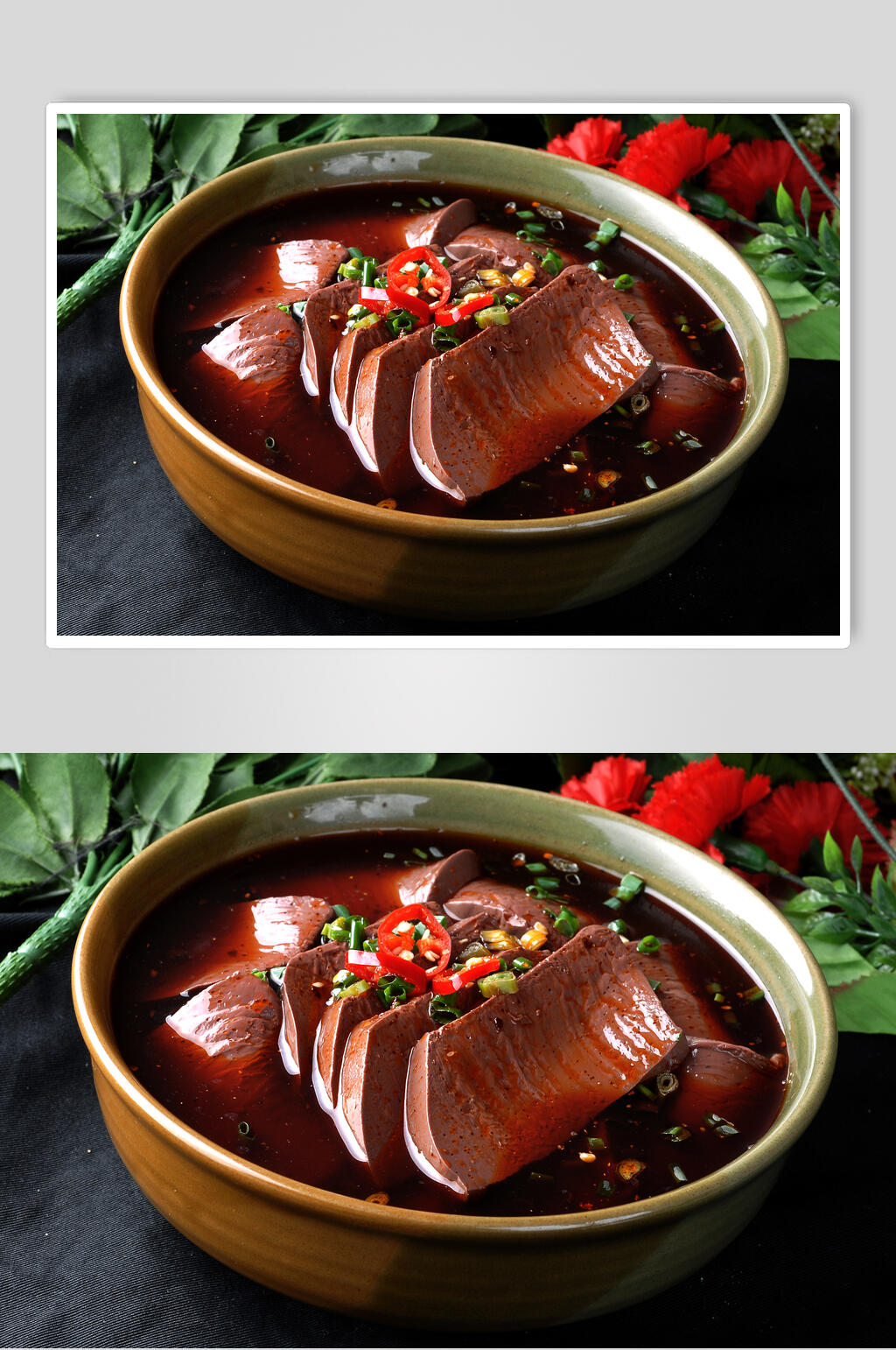 特色冒菜冒鸭血美食摄影图片素材