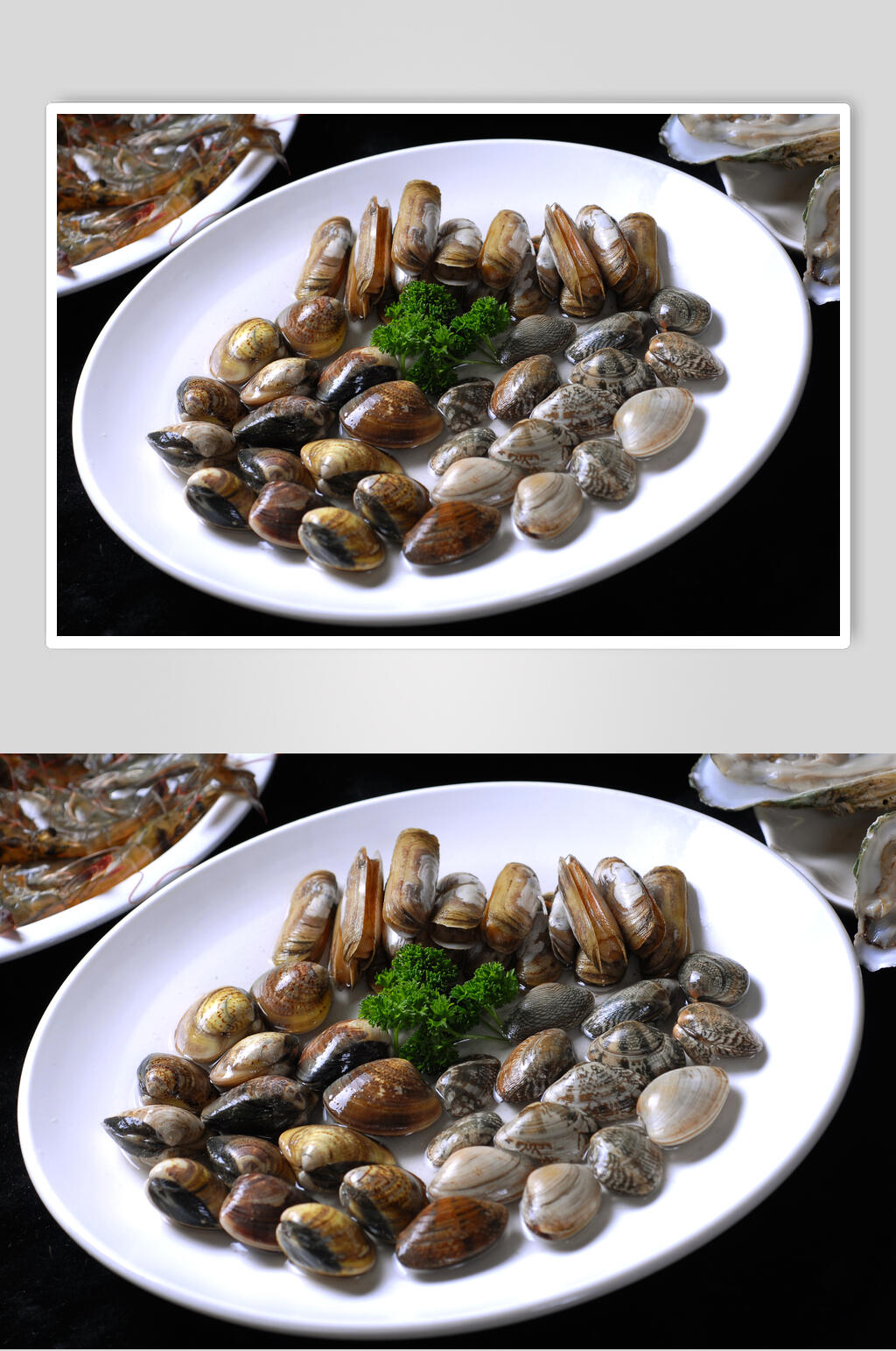 海鲜海鲜拼盘美食摄影图片素材