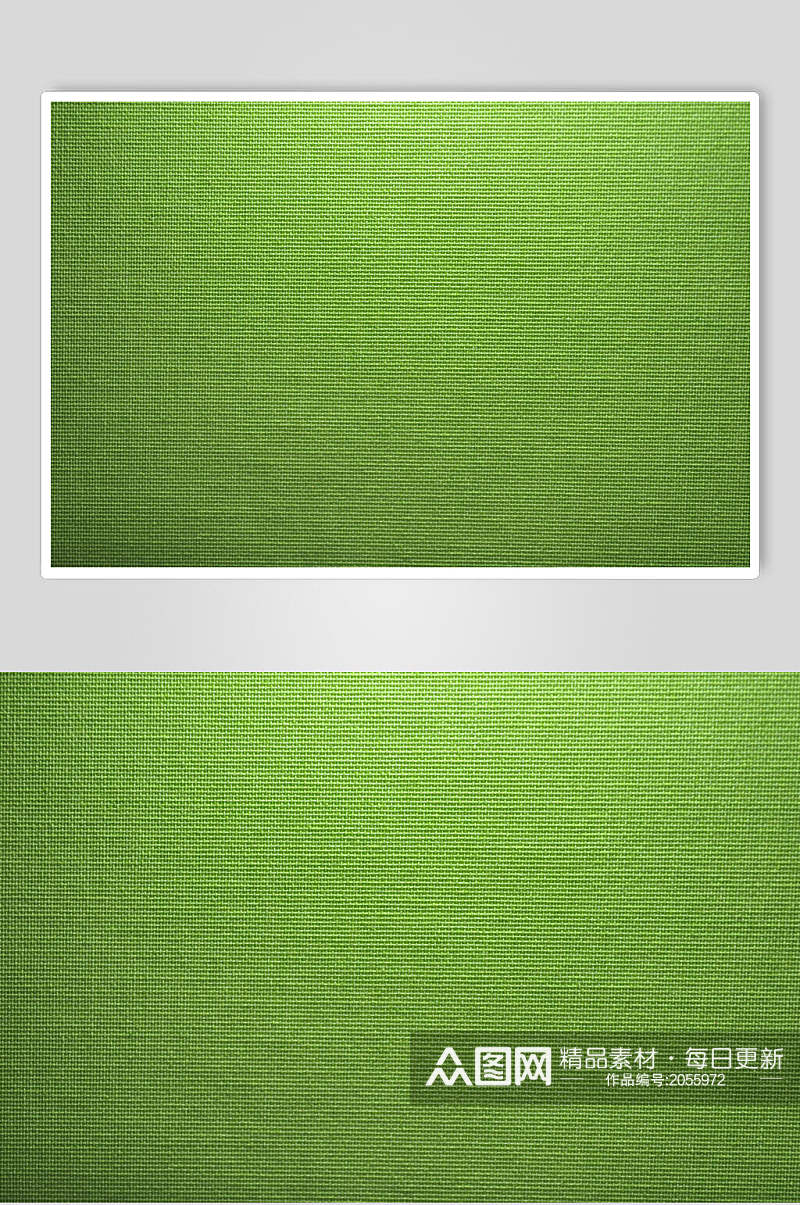 亚麻布纹理贴图亮绿两联摄影视觉图素材