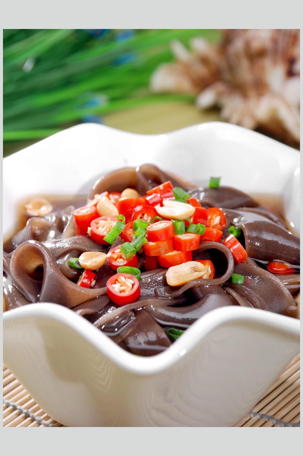 美味蕨根粉食品摄影图片素材