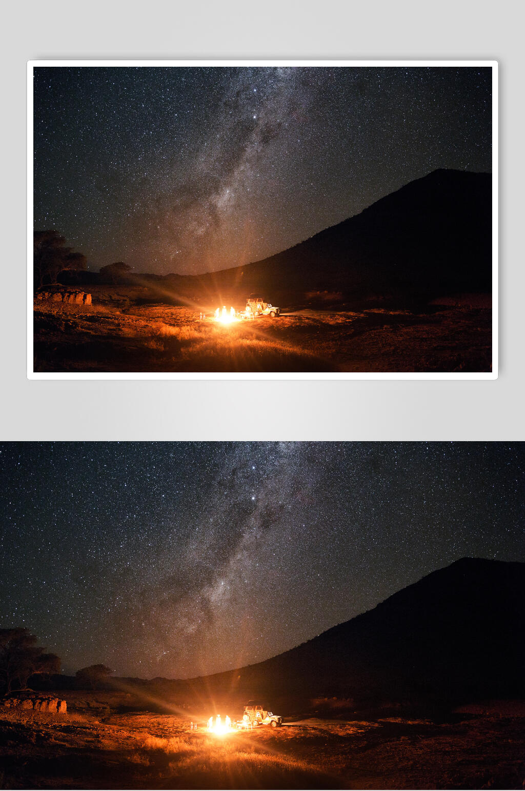 星空户外露营图片素材