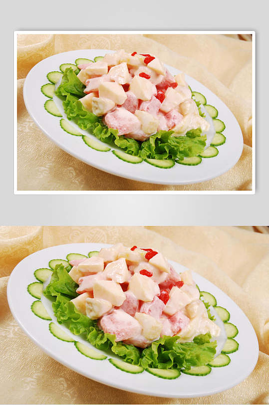 轻食水果沙拉餐饮食品图片