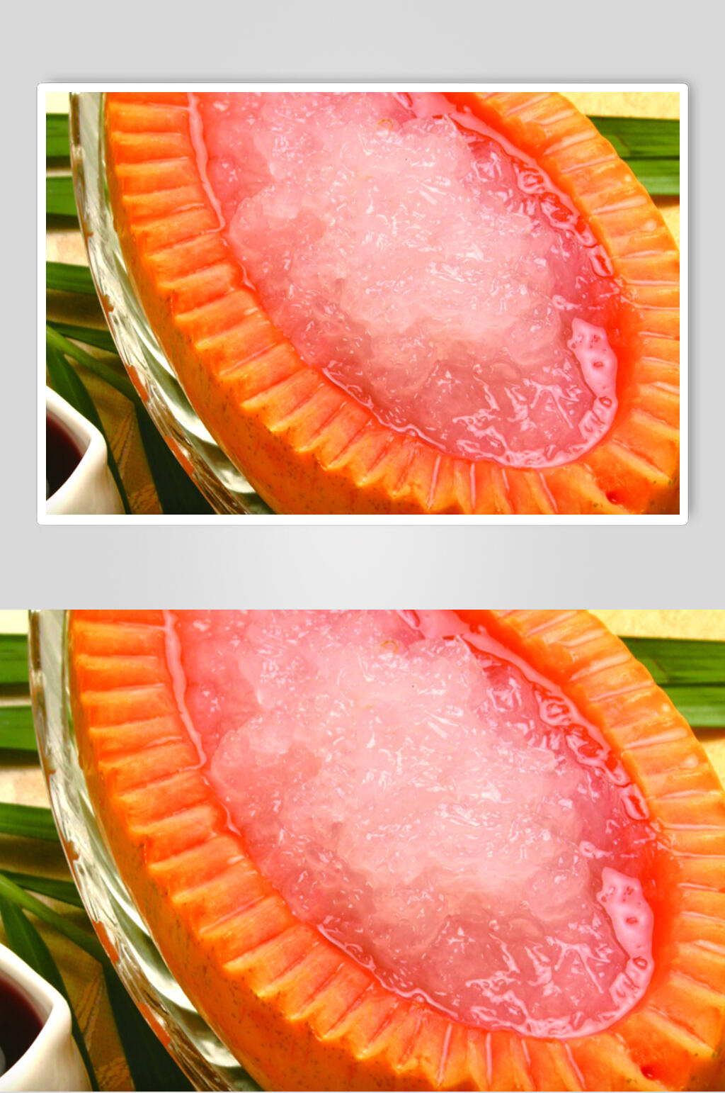 木瓜炖官燕美食食品特写图片素材