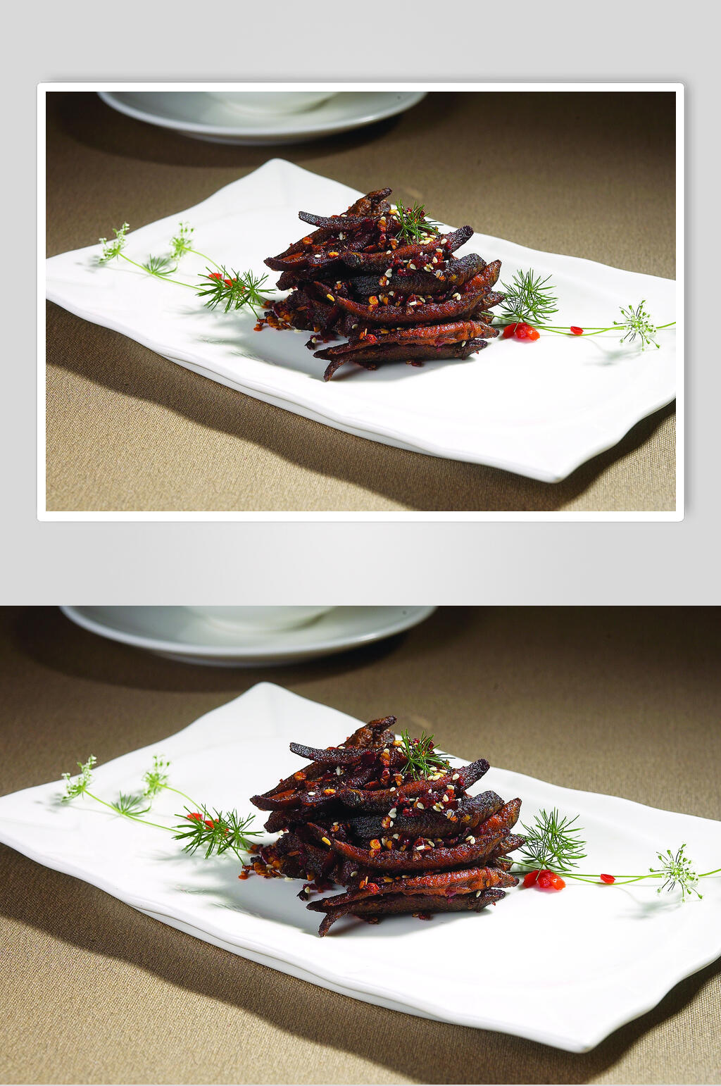 油炸小泥鳅美食食物图片素材