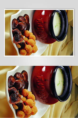 双菇炖肉丸餐饮食品图片