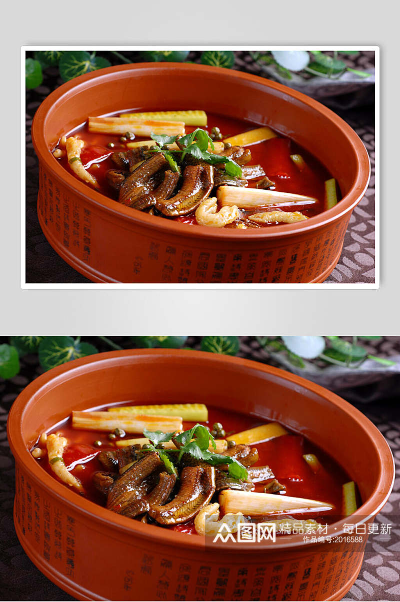 花椒土鳝段食品图片素材