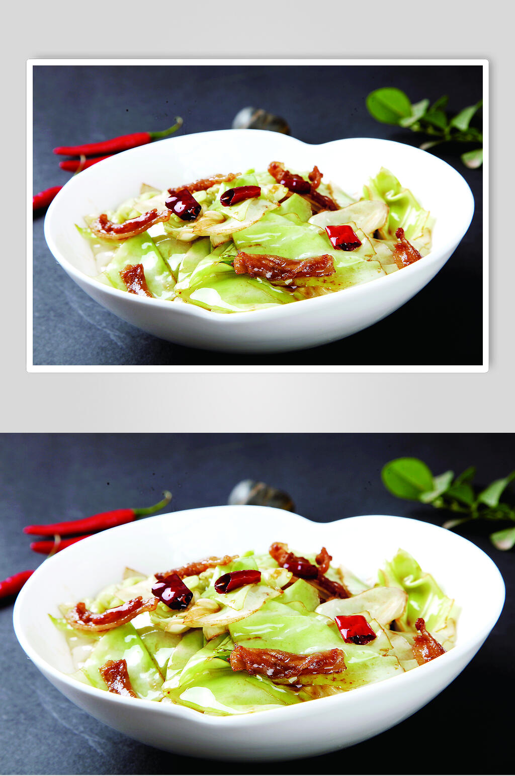 香辣美味手撕包菜美食摄影图片素材