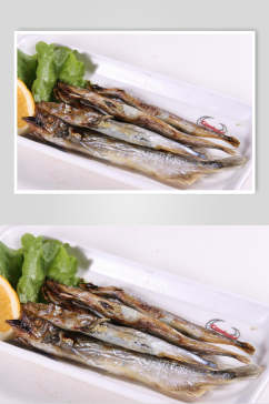 荤菜多春鱼美食摄影图片