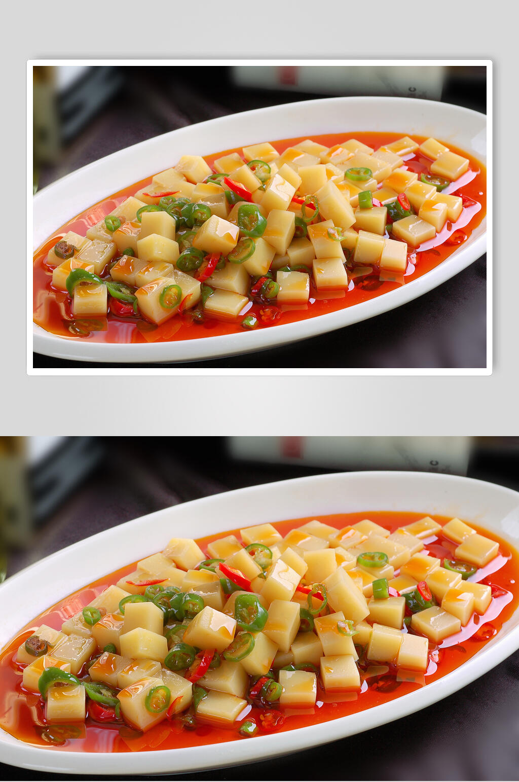热菜秘制凉粉美食摄影图片素材