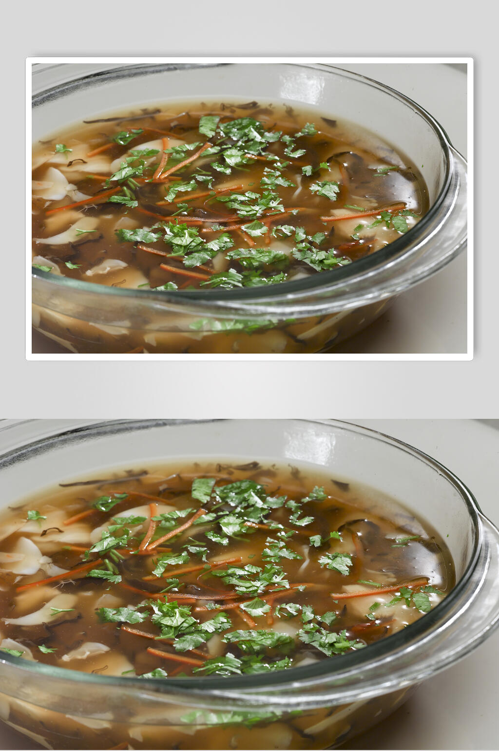 酸辣乌鱼蛋汤元美食图片素材