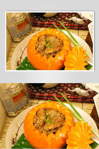 金瓜粉蒸肉食品图片