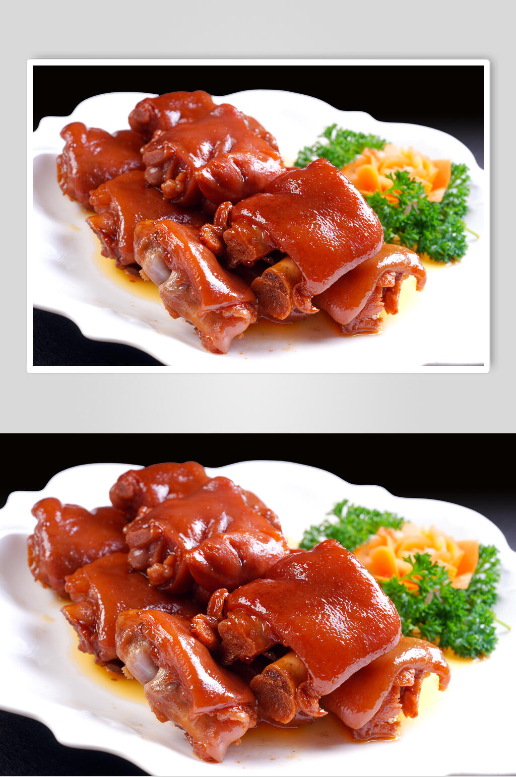 御贡猪手食物图片素材