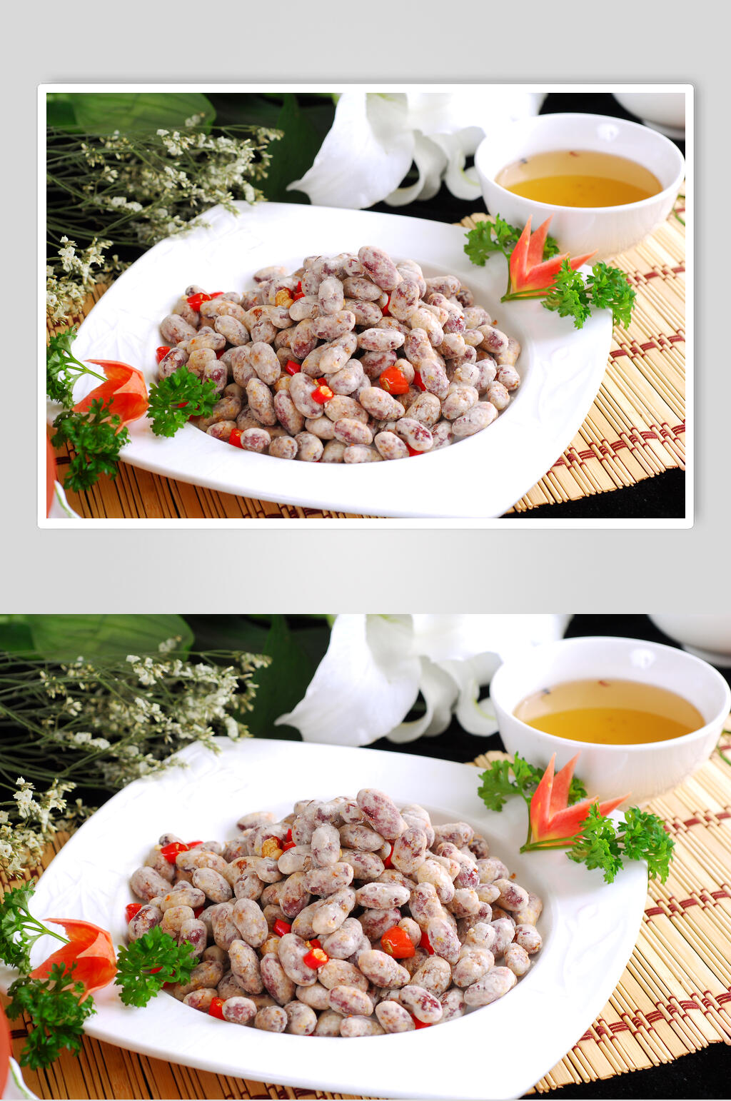 养颜红腰豆美食食品图片素材
