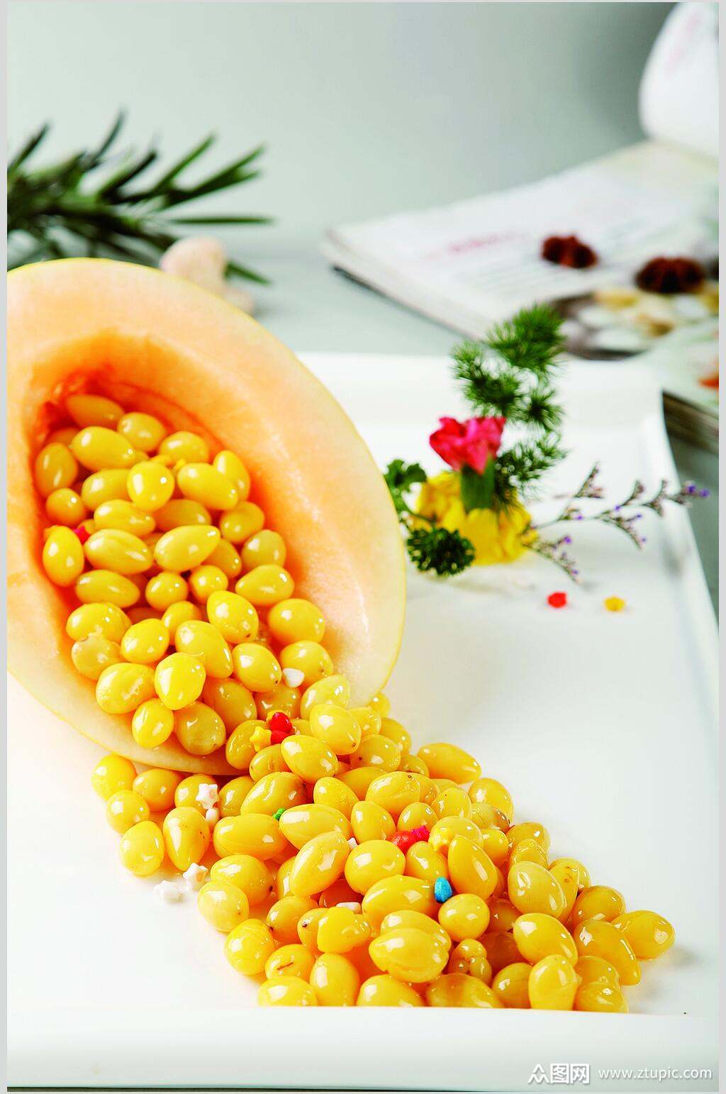 高烧银杏美食食品图片素材