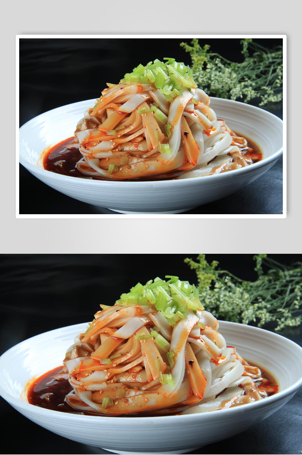 美味面食红油凉皮美食图片素材