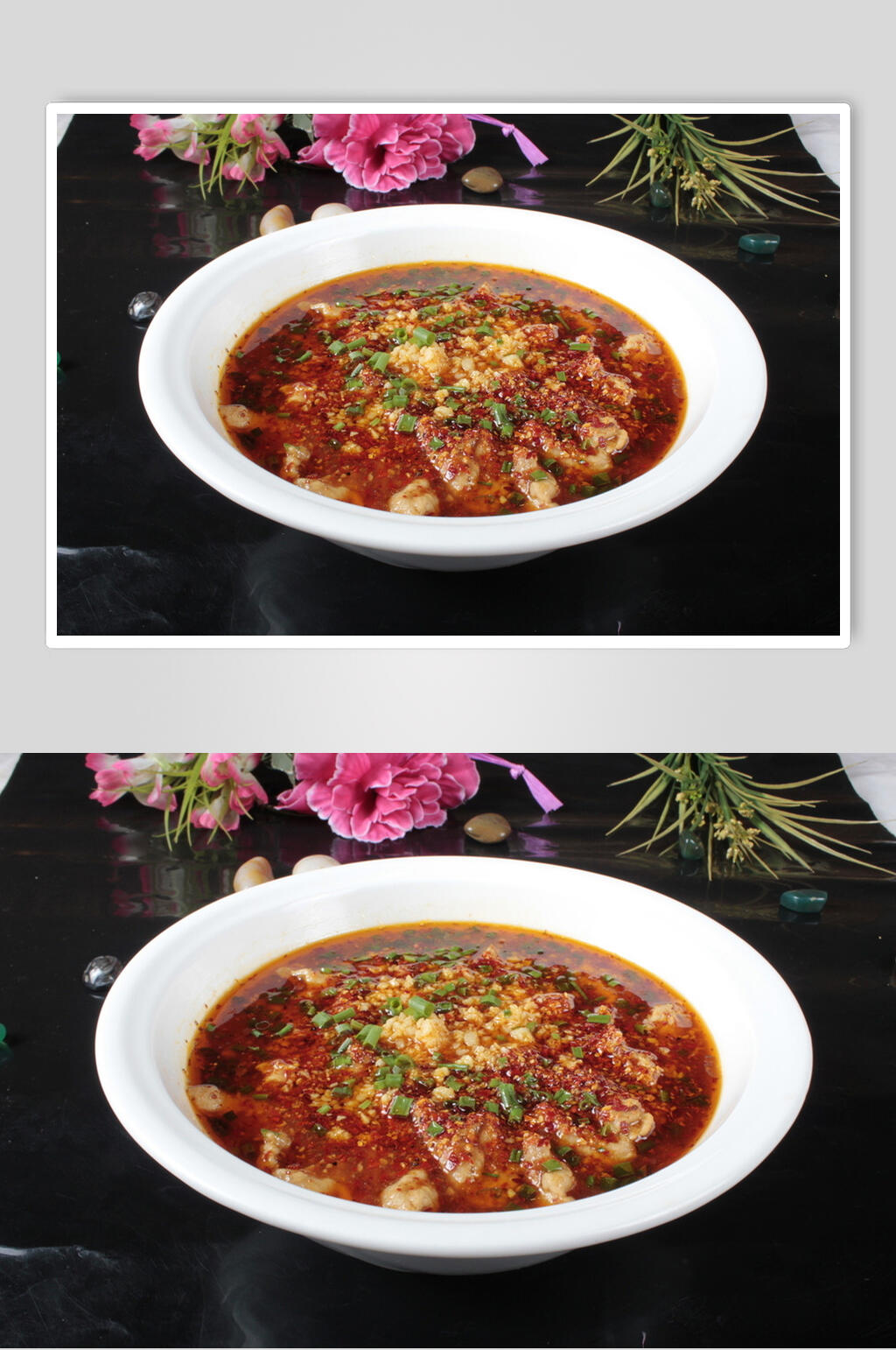 营养美味水煮肉片摄影图片素材