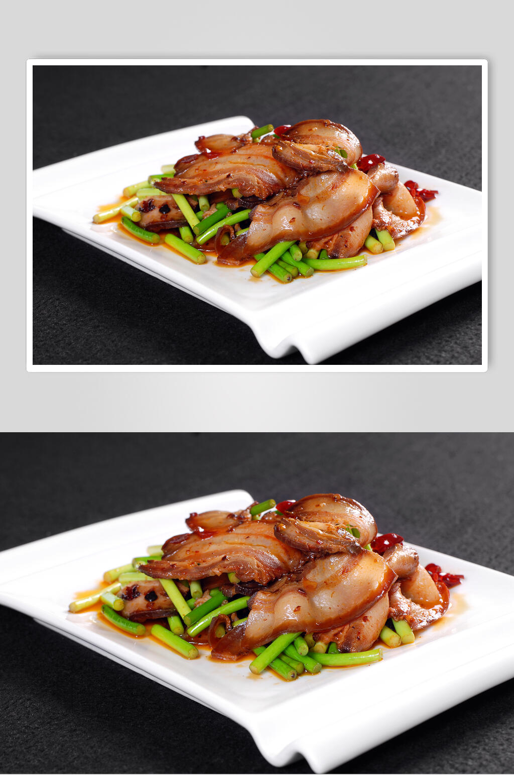 回锅老腊肉食品图片素材