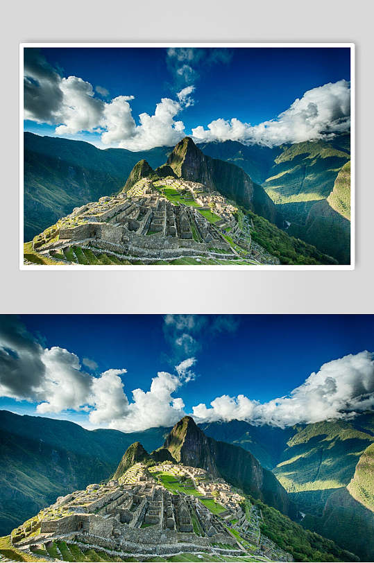 山峰山脉风景图片远山和山峰视觉摄影图