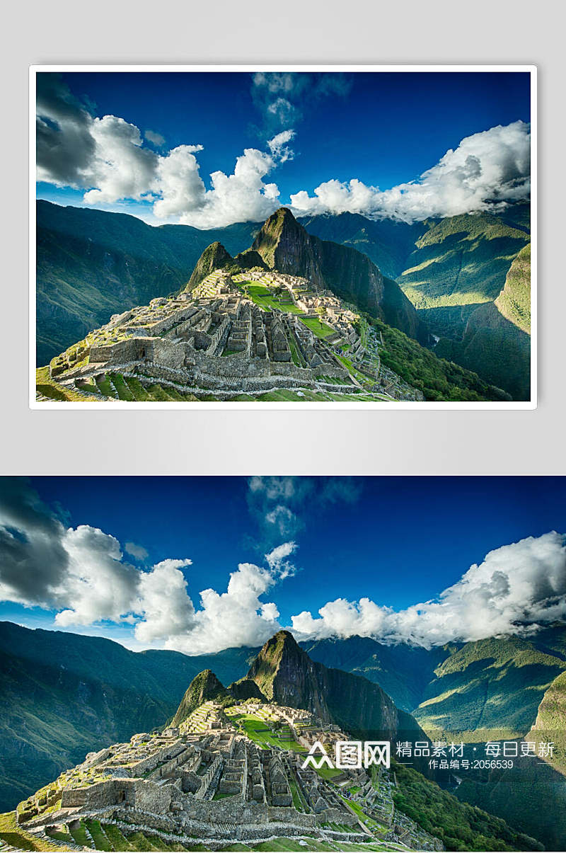 山峰山脉风景图片远山和山峰视觉摄影图素材
