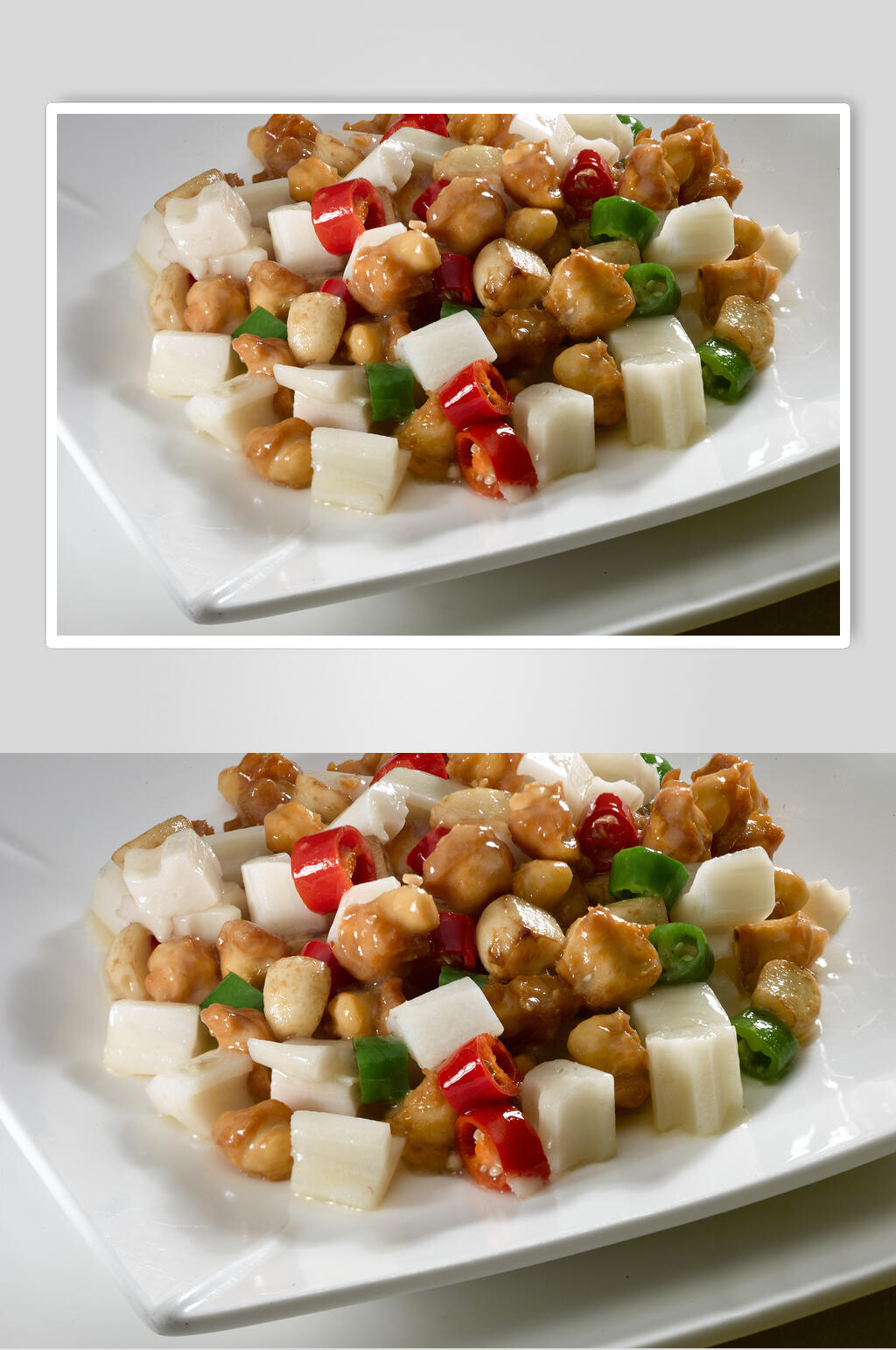 飘香莲藕炒掌中宝美食食品图片素材
