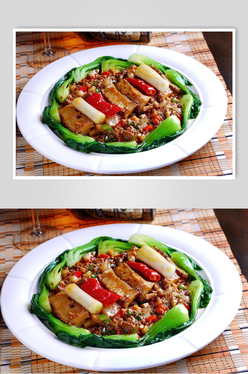 干烧梅花参美食图片素材