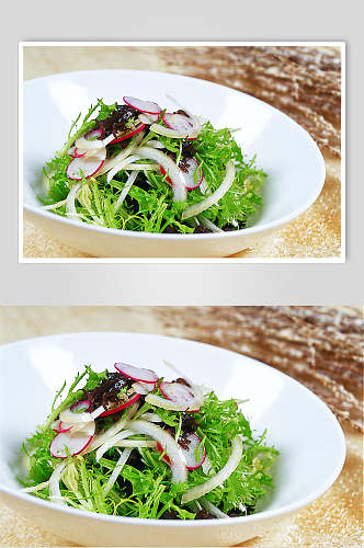 菊花银耳菜食品摄影图片