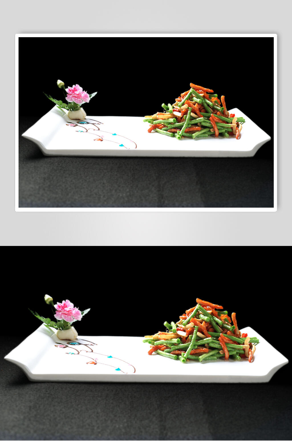 小炒肉咸鲜味美食摄影图片素材