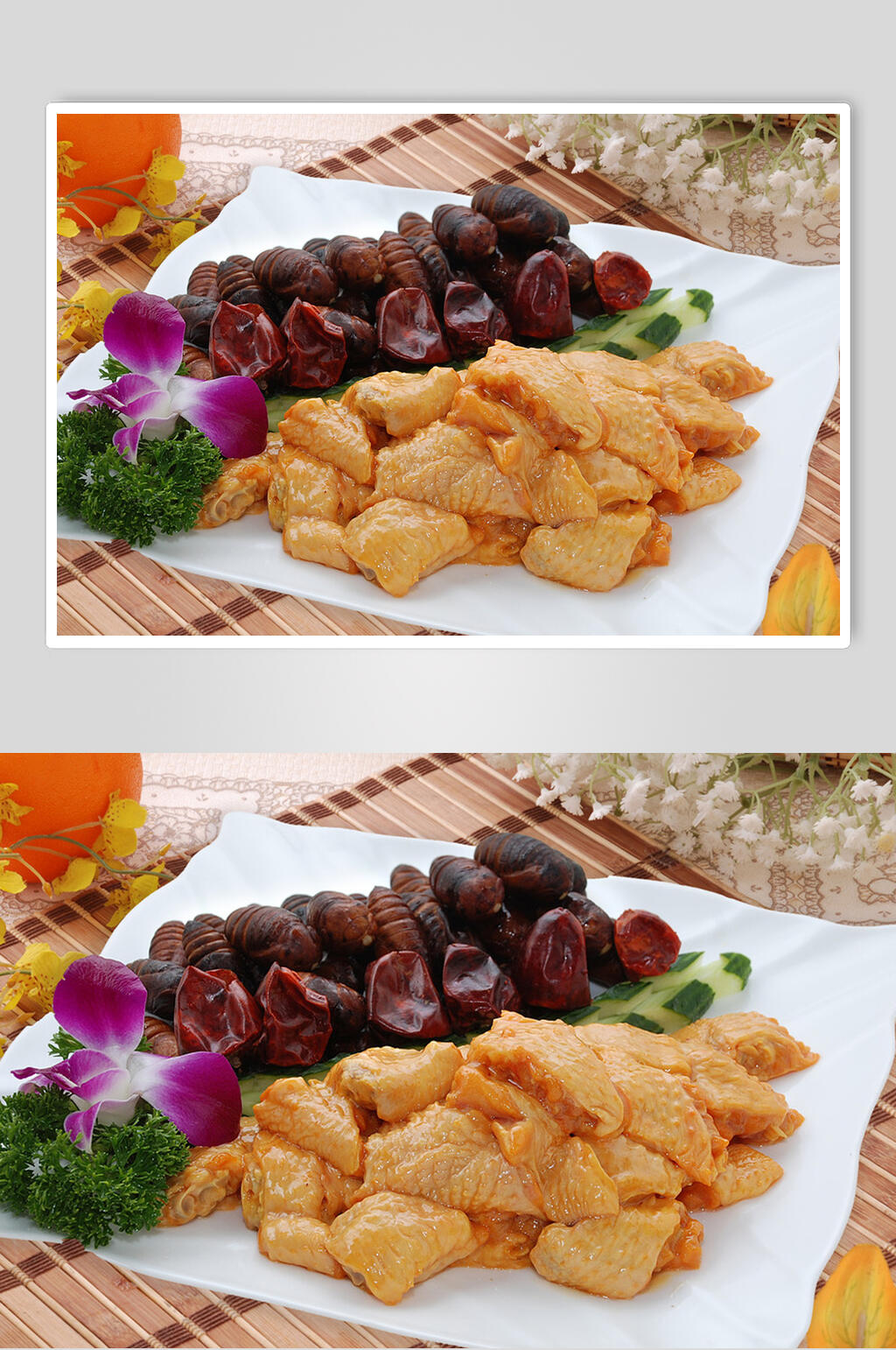 金蚕凤翅美食摄影图片素材
