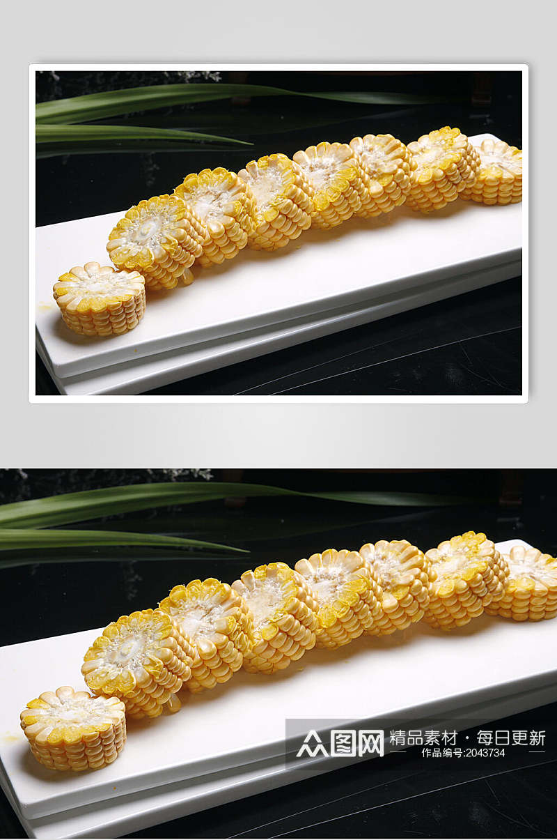 蔬菜甜玉米食品图片素材