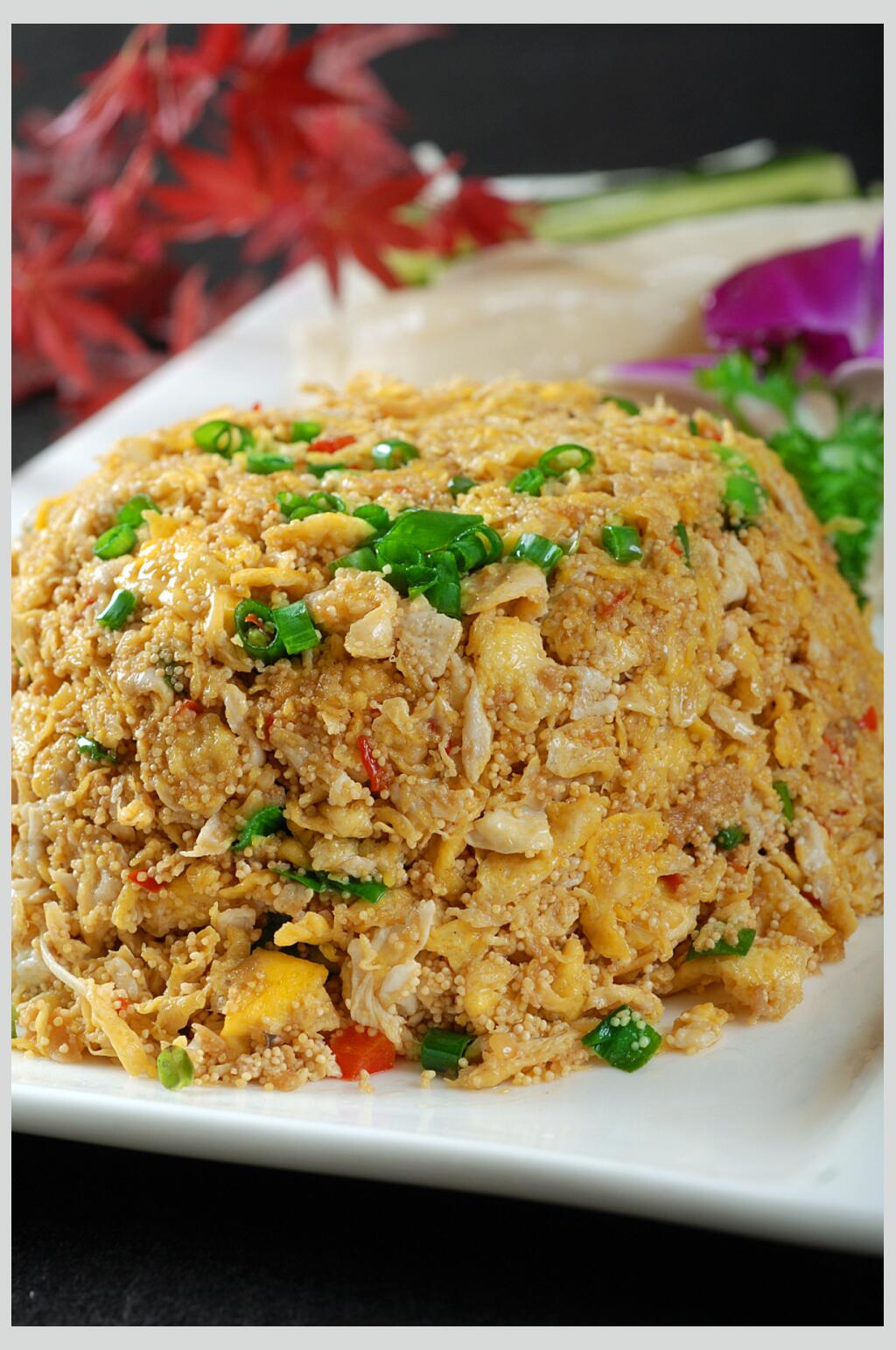 海皇鱼籽卷饼美食图片素材