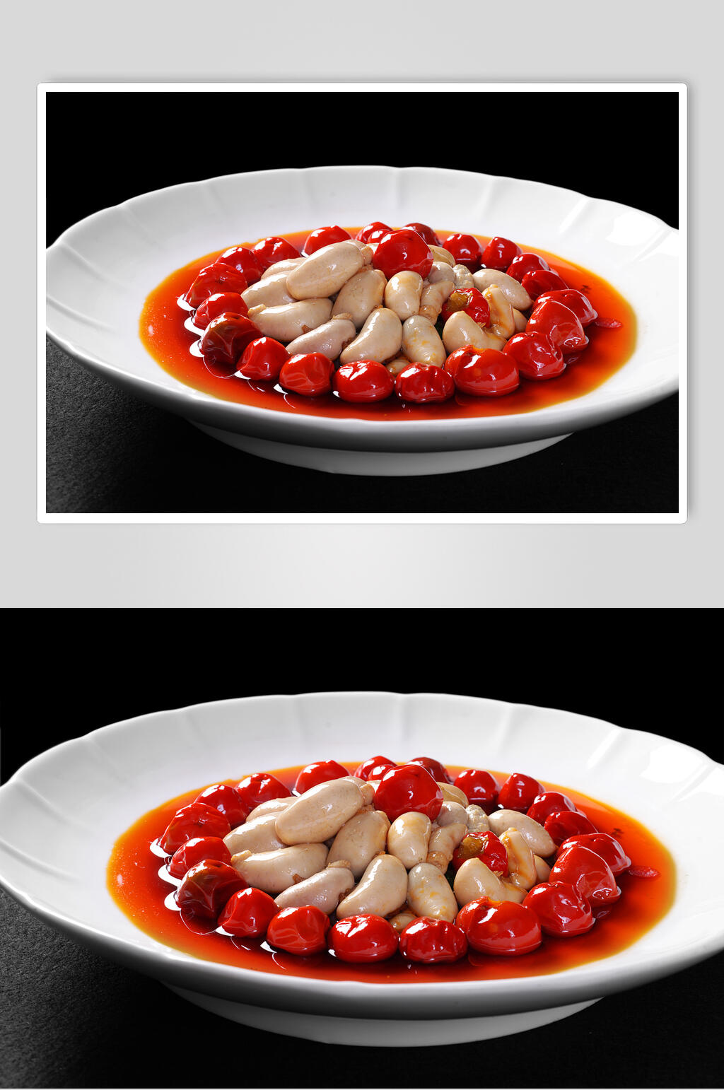 泡椒鸡肾美食摄影图片素材