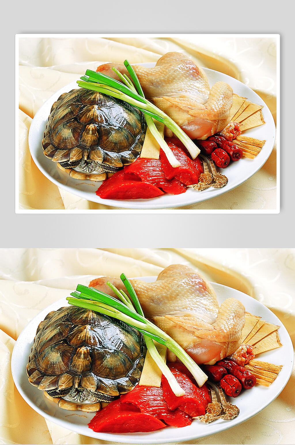滋补龟鹿汤美食图片素材