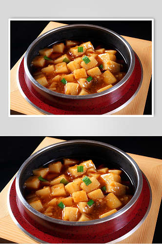 石锅米凉粉餐饮食品图片
