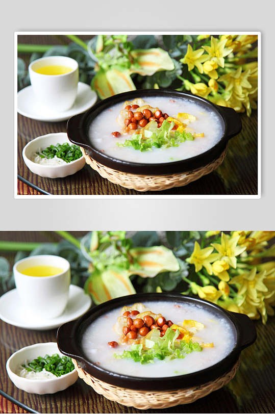 营养生滚粥美食食物图片