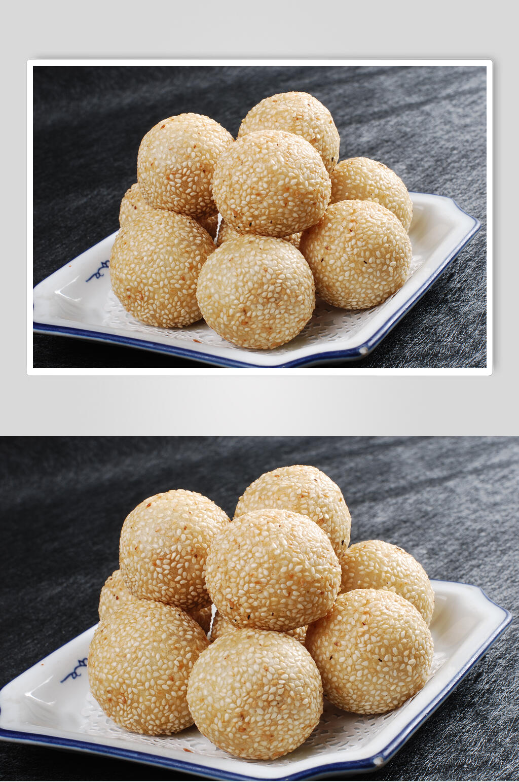 特色美味麻团美食摄影图片素材