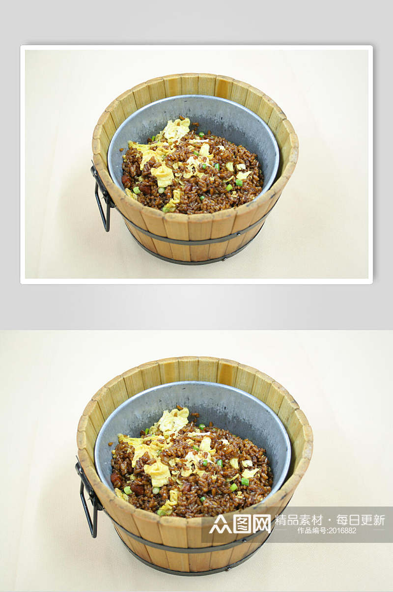 酱油炒饭食品图片素材