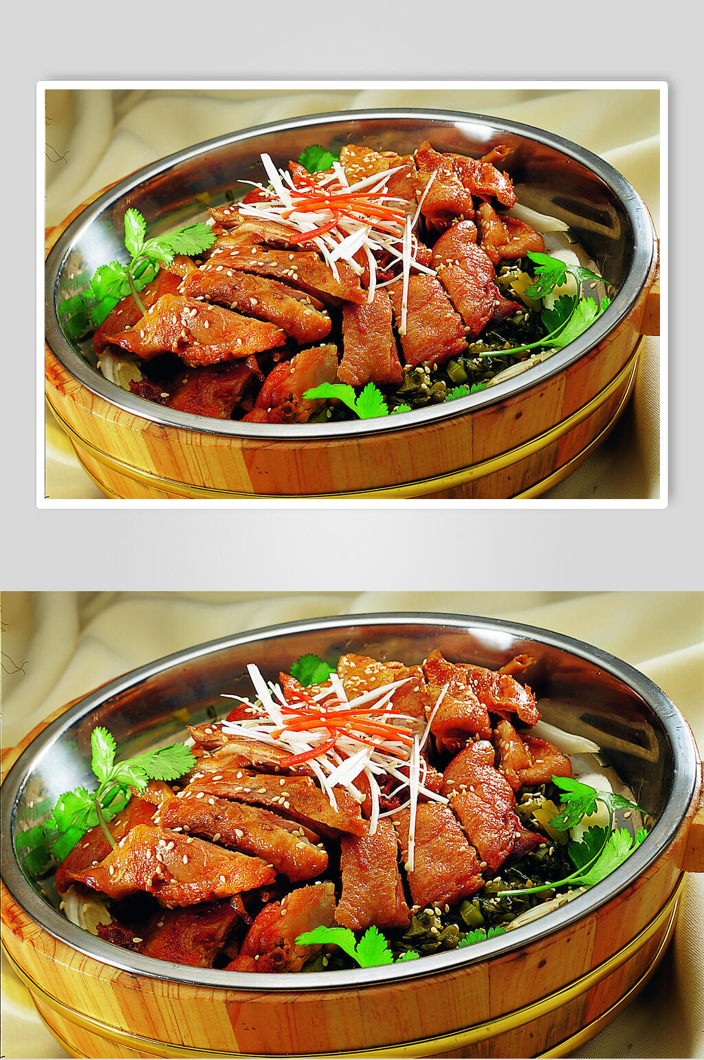 南宁香煎鸭美食摄影图片素材