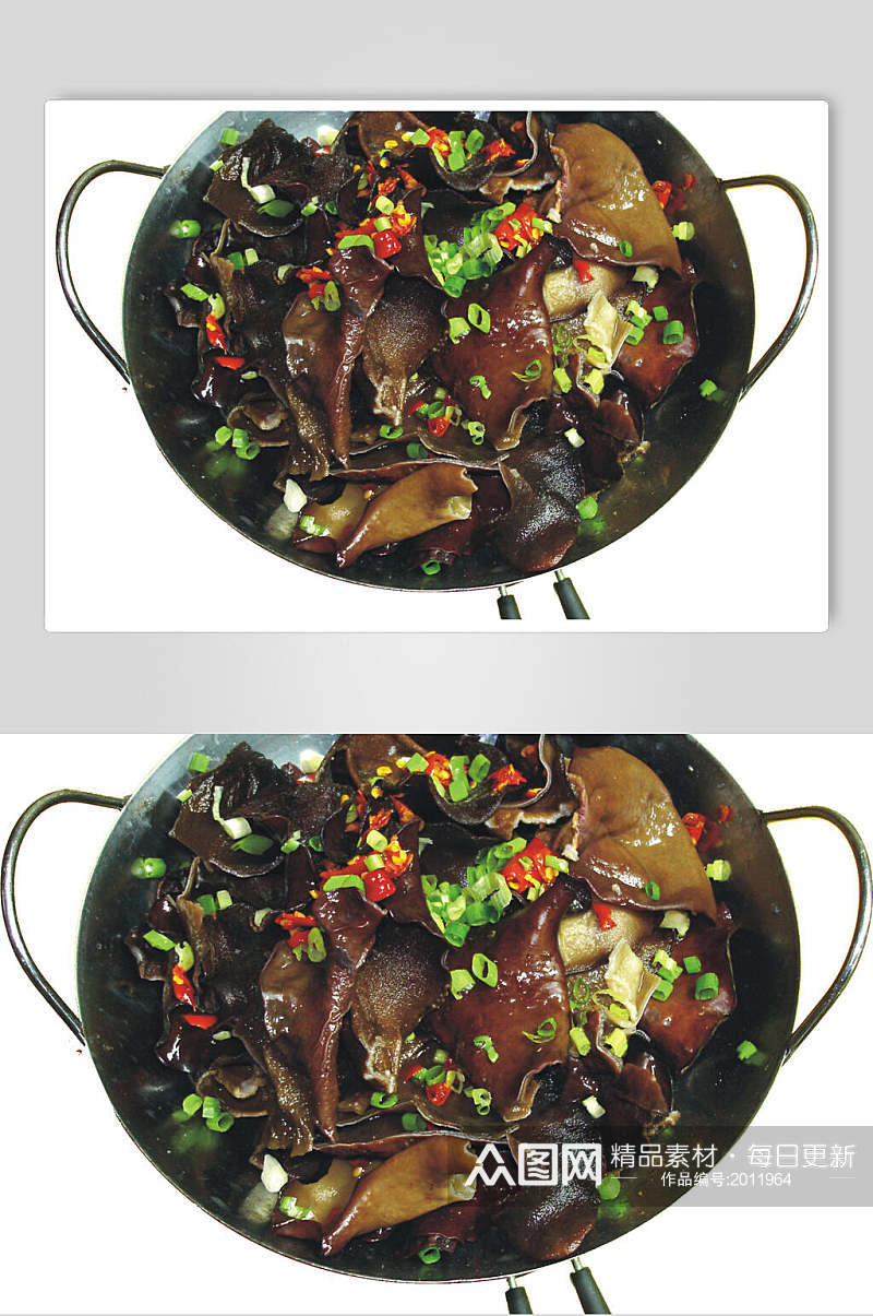 干锅黑木耳食品摄影图片素材