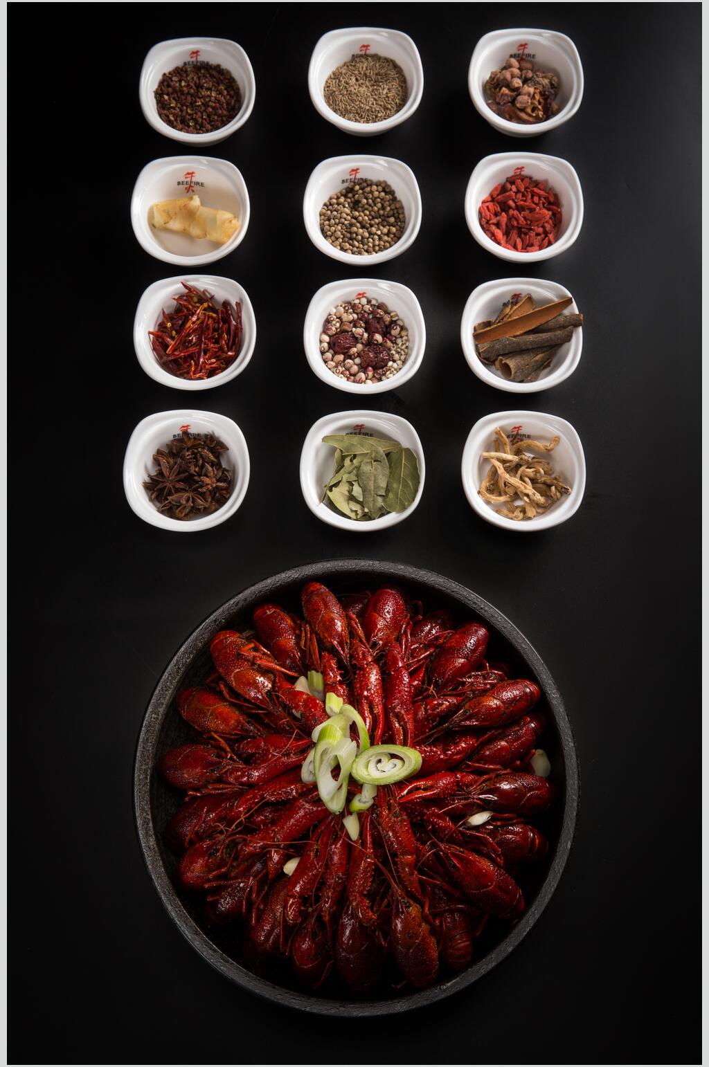 日式麻辣小龙虾食品摄影图片素材