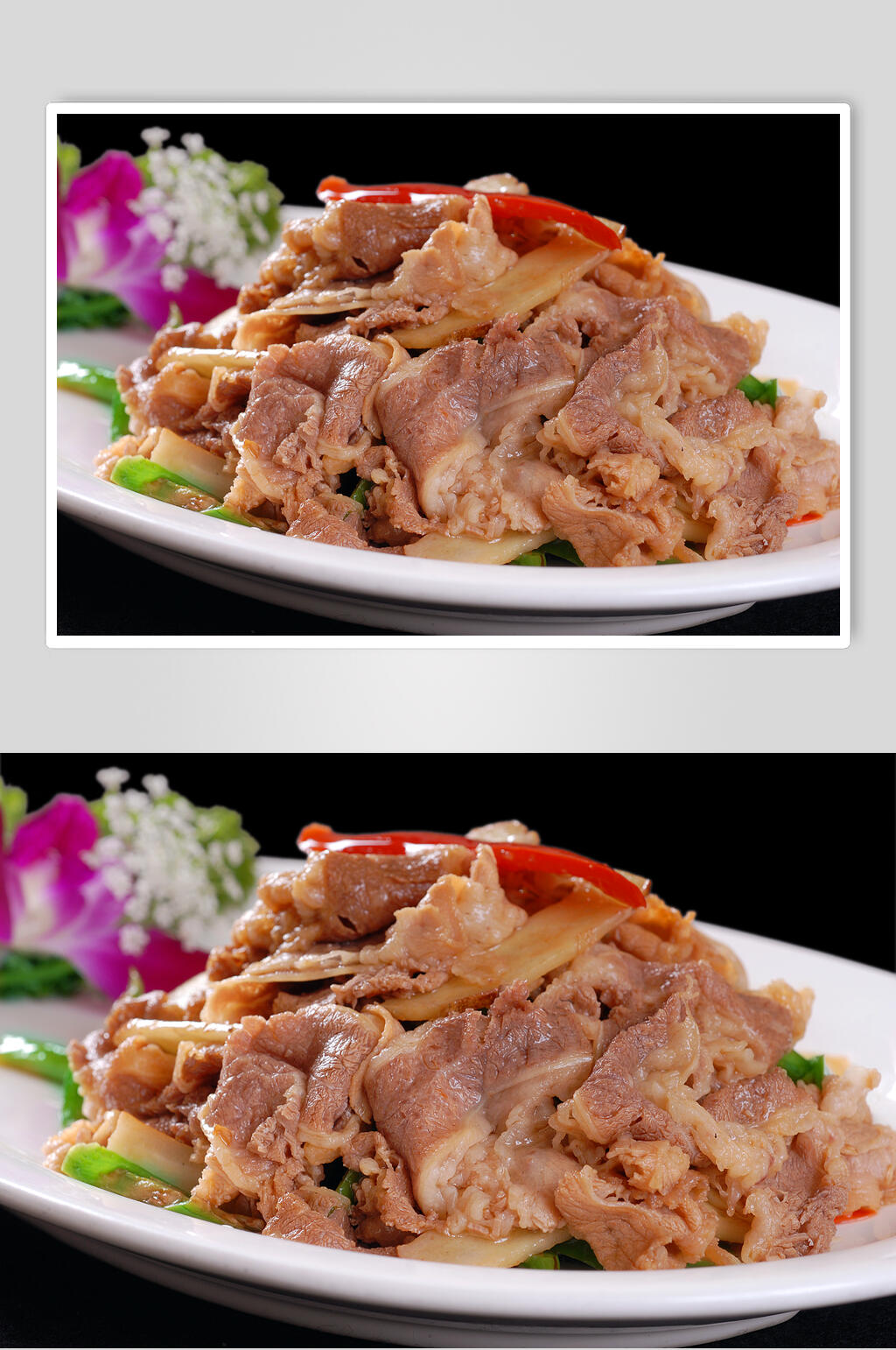 沙姜肥牛美食摄影图片素材